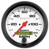 Autometer Phantom 3-3/8in 120MPH Speedometer Electric Program w/ LCD Odometer - 5887