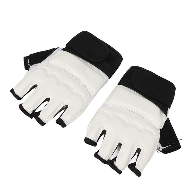 Guantes de Abrenamiento de Boxeo, Guantes de Boxeo para SaCo de Boxeo y Abrenamiento de Kickboxing, Guantes de Taekwondo de Medio Dedo para adultos y Niños