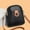 Black, variant on TAZAG Women's Small Soft Leather Mobile Wallet with Adjustable Shoulder Strap Crossbody Bag