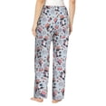 thumbnail image 3 of Daiia I Love USA Women's Sleep Pant with Pockets and Drawstring,Pajama Pants-, 3 of 9