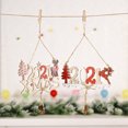 thumbnail image 3 of Decoración hogareña Gwong madera colgando decoración creativa moda liviana cartas tarjeta colgante de madera árbol de navidad decoración para fiesta Gwong 21070778, 3 of 6