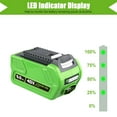 thumbnail image 4 of 29472 for Greenworks 40V 6.0Ah Lithium G-MAX Battery 29462 29482 29252 2901319, 4 of 6