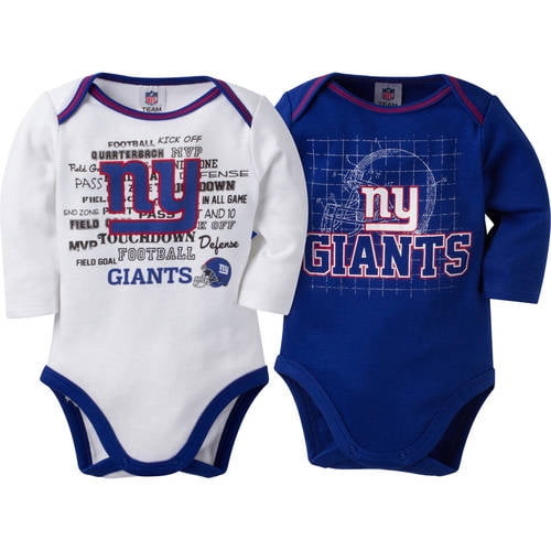 Nfl New York Giants Baby Boys Long Sleeve Bodysuit Set 2 Pack Walmart Com Nfl New York Giants Baby Boys Long Sleeve Bodysuit Set 2 Pack Walmart Com