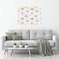 thumbnail image 6 of Bingfone Little Elephant Tapestry Wall Hanging Decor for Living Room Bedroom Dorm Classroom Office Decor 29x37 Inch, 6 of 8
