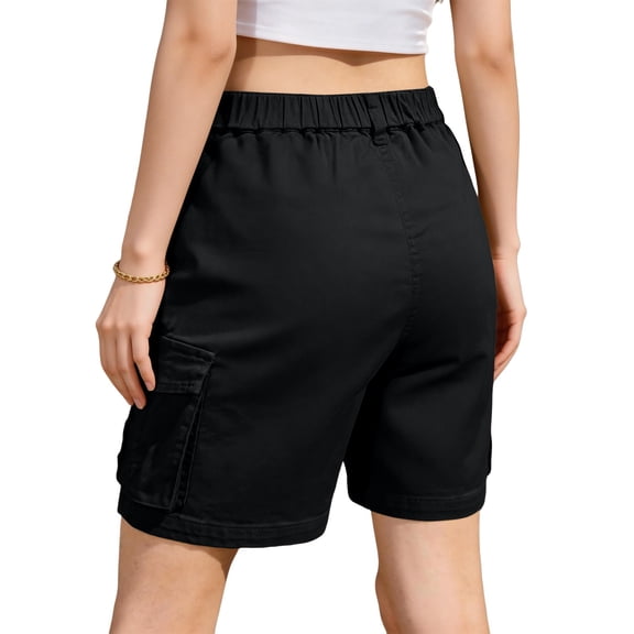 Women's Pants Pocket Fitness Running Outdoor Hiking Casual Summer Pants for Women Black L