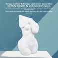 thumbnail image 4 of Jarrón De Cerámica Blanca Para Cuerpo Femenino, Jarrón De Cerámica Para Cuerpo Femenino, Aspecto único De Desvestirse, Decoración Del Hogar, Cocción A Alta Temperatura Para, 4 of 7