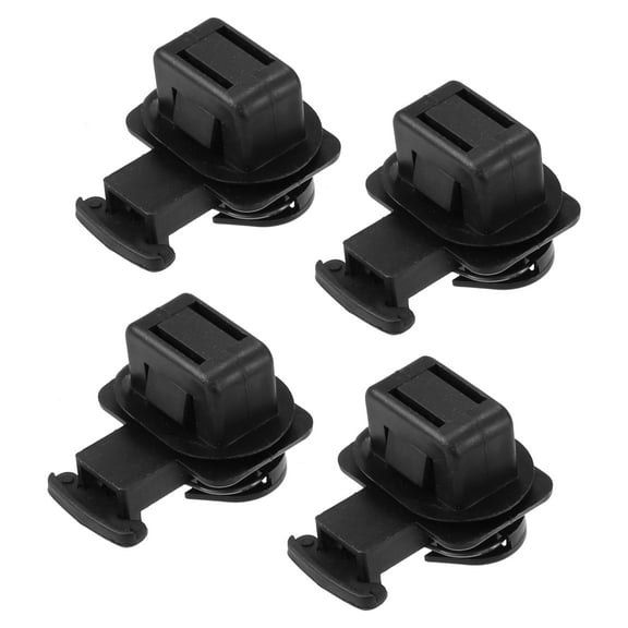 Unique Bargains 4 Pcs Rear Seat Cushion Pad Clips Set Fit for Honda Accord Black
