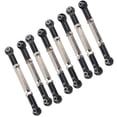 thumbnail image 1 of RC Steering Servo Pull Rod, RC Pull Rod Metal Linkage Arm Tie Rod Ends Connector for WPL, 1 of 7