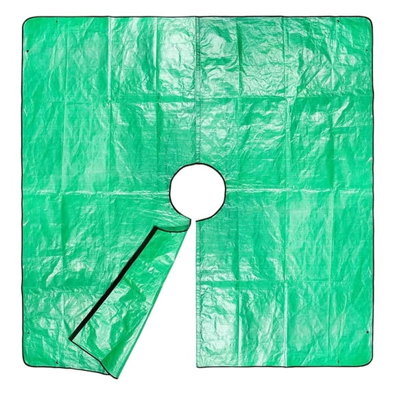 Garden Shrub Trimming Catcher 78.7"x78.7" Easy Fastening Landscape Tarp with 4 Corner Buckles for Leaf Collection