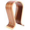 thumbnail image 1 of Soporte para auriculares Soporte para auriculares Soporte para auriculares Soporte de exhibición de escritorio de madera en forma de U, 1 of 5