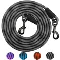 thumbnail image 1 of MayPaw 8FT/10FT Dog Tie Out/Check Cord, Heavy Duty Nylon Rope Training Leash 3/8-Inch Thick, Great for Strong Small Medium Large Dogs Indoor or Outdoor Walking, Camping, Hiking, Playing, 1 of 9