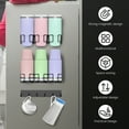 thumbnail image 3 of Adjustable Carbon Steel Magnetic Cup Holder Space Saving Refrigerator Tumbler Rack With Lid Organizer for Kitchen Fridge, 3 of 10