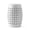 White, variant on GZXS Metal Drum Side Table - 12.25" Round End Table with Geometric Cutout Pattern, for Living Space/Bedroom Nook/Patio Area, No Assembly Required, White