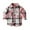 A01-Pink, variant on TOWED22 Boys Plaid Shirt Long Sleeve Flannel Shirt Kids Button Down Shirts(Brown,5-6 Y)