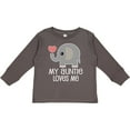 thumbnail image 3 of Inktastic My Auntie Loves Me Niece Gift Boys or Girls Long Sleeve Toddler T-Shirt, 3 of 5