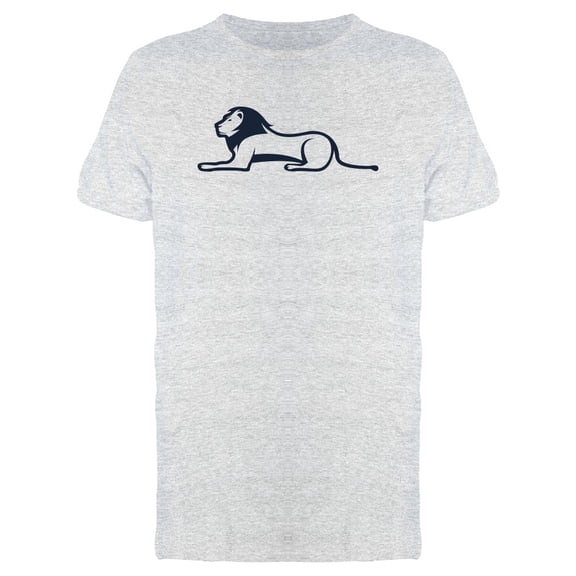 On Grunge Animal Lion Silhouette Tee Men's -Image by Shutterstock
