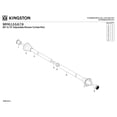 thumbnail image 6 of Kingston SR118 Edenscape 60-Inch to 72-Inch Adjustable Shower Curtain Rod in Brushed Nickel, 6 of 8