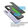 thumbnail image 4 of Tekcoo Cases for Galaxy A32 / Galaxy A52 / Galaxy A72 5G, Tekcoo [Tmajor] Shock Absorbing [Green] Rubber Silicone & Plastic Bumper Grip Cute Sturdy Hard Phone Cases Cover, 4 of 7