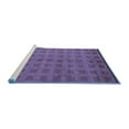 thumbnail image 2 of Ahgly Company Machine Washable Indoor Rectangle Abstract Blue Modern Area Rugs, 8' x 10', 2 of 4