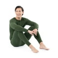 thumbnail image 2 of Fruit of the Loom Men's Thermal Waffle Underwear Henley Top, Sizes S-5XL, 2 of 9