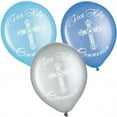 thumbnail image 2 of Amscan Amscan First Holy Communion Blue Printed Latex Balloons (15pc Set) Party Supplies and Decorations, 2 of 2