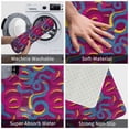 thumbnail image 4 of Xecao Colorful Snake print Flannel Mat: Non-slip, 16x24in. Ideal for kitchen, bedroom, bath & living room., 4 of 9