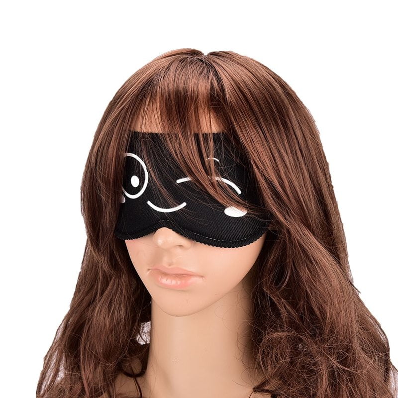 1pc Sleeping Eye Mask Black Mask Travel Sleep Tools Bandage On Eyes Black Eye Shade Sleep Mask