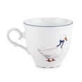 thumbnail image 6 of Tea Party Set for Women Goose Porcelain Tea Set of 14 for 6 pers. 1 Teapot 1 Sugar Bowl 6 Cups 6 Saucers Wedding Teapot Set for Adults, 6 of 10
