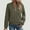 Army Green, variant on uublik Zip Up Jackets for Women Long Sleeve Casual Loose Outwear with Pockets Navy Clothes