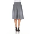 thumbnail image 3 of White Mark Saya Flare Skirt Womens High Waist A-Line with Pockets Size X, 3 of 5