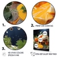 thumbnail image 3 of Designart "Poached Delicacy Morning Feast III" Breakfast Canvas Art Print, 3 of 7