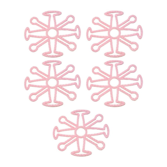 Almencla 5 Pieces Bike Helmet Pads Helmet Cushions for Motorcycle Riding Bike Pink