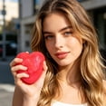 thumbnail image 6 of TOYOUME Heart-Shaped Squeeze Sensory Toys, Soft Slow Rising Glitter Squishy, Red, 6 of 8