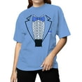 thumbnail image 2 of Classic Blue Bow Tie Tux Women's T-shirt, 2 of 3