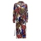 thumbnail image 5 of Mujeres Sexy Fold Party Girls Fold V-Cuello Manga larga Impresión formal Otoño Maxi Vestidos casuales Fridja nbo3743, 5 of 6