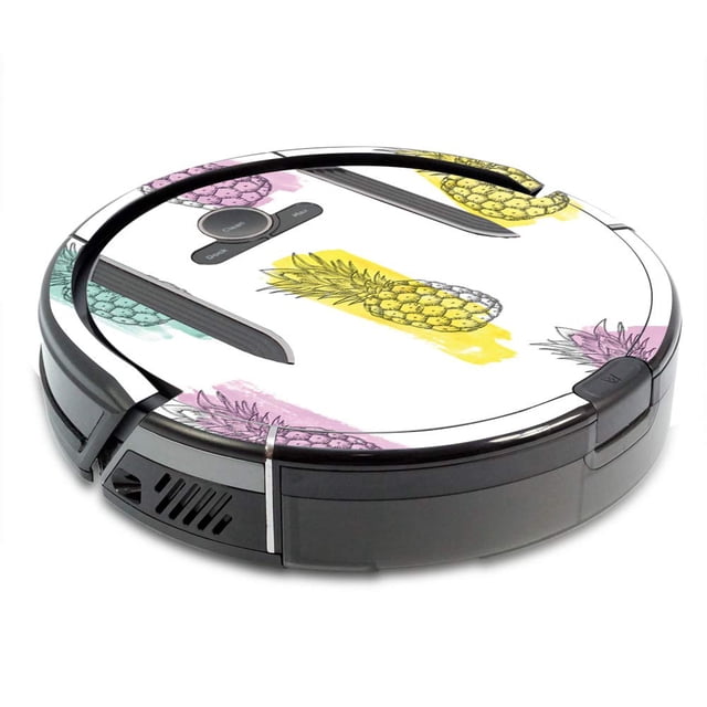 MightySkins Skin Compatible with Shark Ion Robot R85 Vacuum Minimum Coverage - Funky Pineapples | Protective, Durable, and Unique Vinyl Decal wrap Cover | Easy to Apply, Remove | Made in The USA