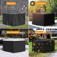 thumbnail image 2 of Funda impermeable para muebles de exterior, 210D, rectangular, para mesa de comedor y sillas, duradera, resistente a los rayos UV, a prueba de desgarros, 2 of 5