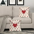 thumbnail image 5 of NWOKYZGH Valentine's Day Pillow Covers 18X18 1Pc, Love Heart Decorations Holiday Farmhouse Decorative Pillow Case Decor for Sofa Couch, 5 of 9