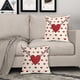 thumbnail image 5 of Fundas de Almohada para San Valentín con Corazones, Sobres Beige, Algodón y Lino, Decorativas, con Estampado Festivo, para Dormitorio, Sofá y Sala de Estar., 5 of 7