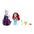 thumbnail image 3 of Disney Princess the Little Mermaid Ariel and Ursula 6 inch Fashion Doll Gift Set for Ages 3+, 3 of 7