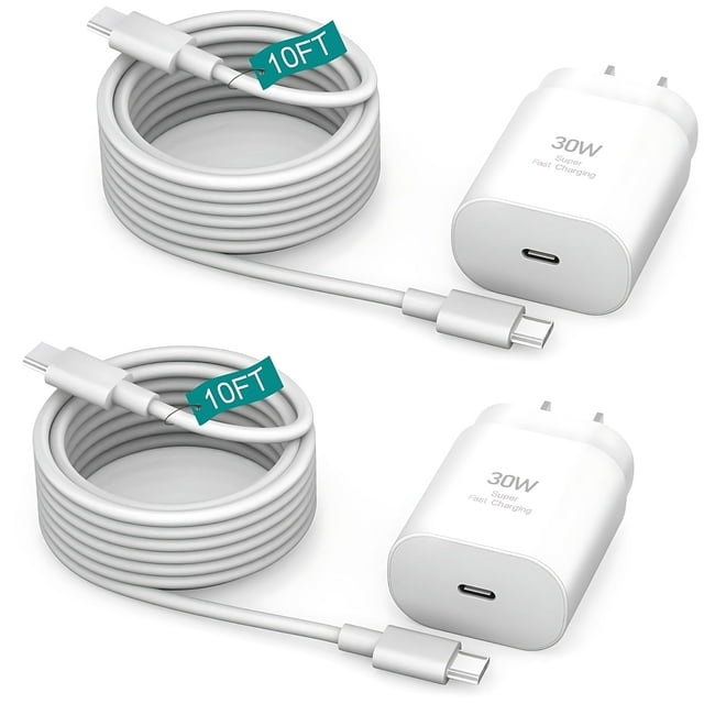Cargador Tedynori USB C de 30 W para Galaxy S25 Ultra/S25+/S24 Ultra