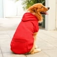 YUEHAO Pet Supplies Dog Hoodie With Pocket Fall Winter Warm Sweater