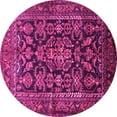 thumbnail image 1 of Ahgly Company Indoor Round Persian Pink Traditional Area Rugs, 8' Round, 1 of 4