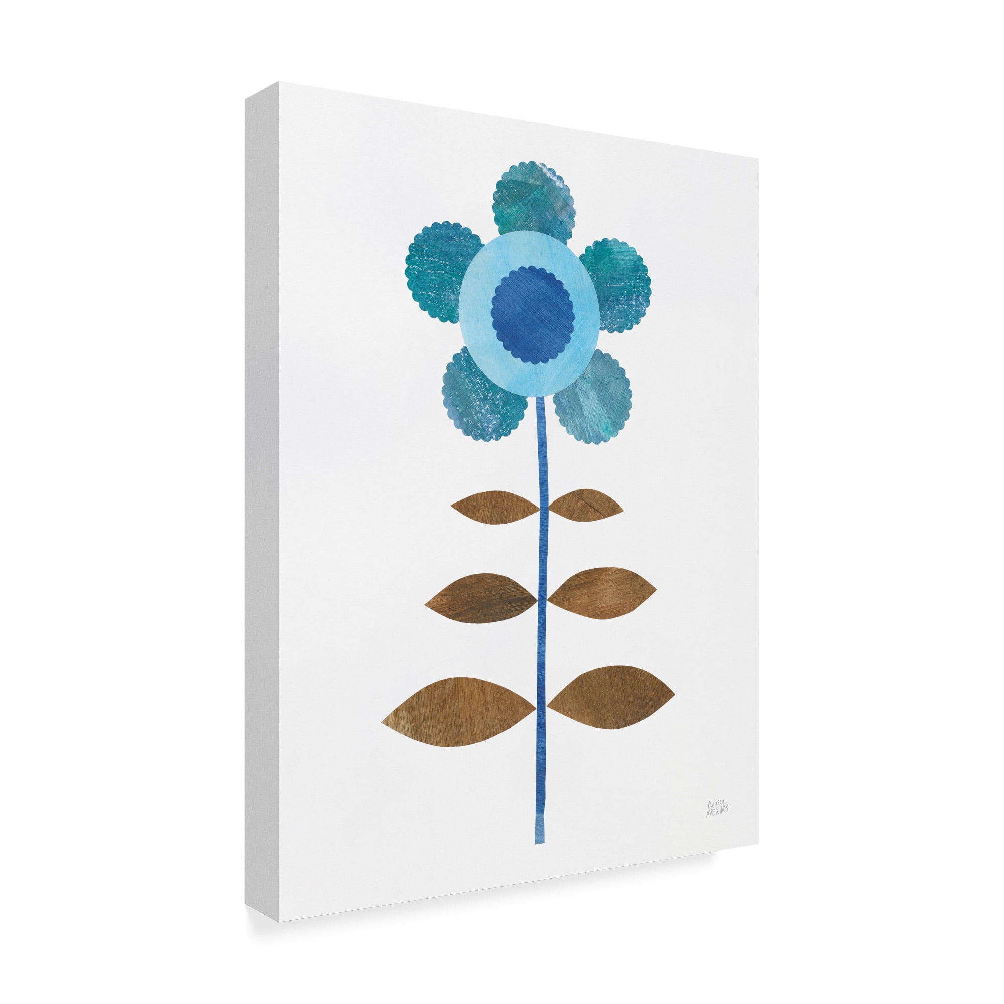 Trademark Fine Art 'Retro Blooms IV' Canvas Art by Melissa Averinos