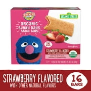 Earth's Best Organic Sesame Street Strawberry Sunny Days Snack Bars, 16 Count, 12.6 oz. Box