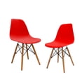 thumbnail image 2 of Sillas Minimalistas HOMEASY Color Rojo Set de 2, 2 of 6