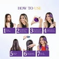 thumbnail image 4 of Cosglam Semi Permanent Hair Color Dye, Full Coverage, All Hair Type | Midnight Violet| 4.06 Oz, 4 of 10