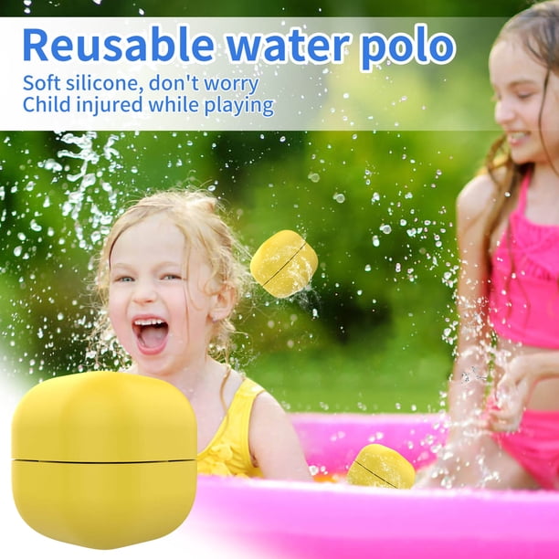 Globos de agua reutilizables, autosellado rápido, bolas de agua recargables para niños, juego de lucha contra el agua, fiesta de verano Wmkox8yii HAHFKSH1128