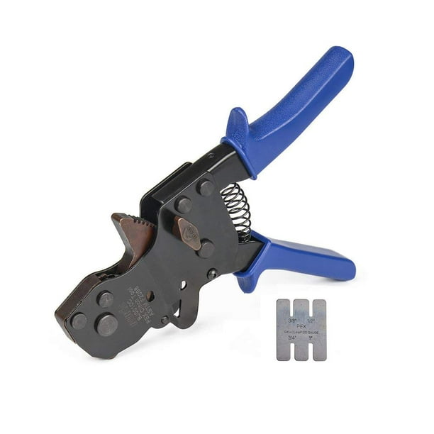 F2098 Rachet One Hand PEX Cinch Clamp Fastening Tools for Clamping Pipe Tubing 3/8", 1/2", 3/4