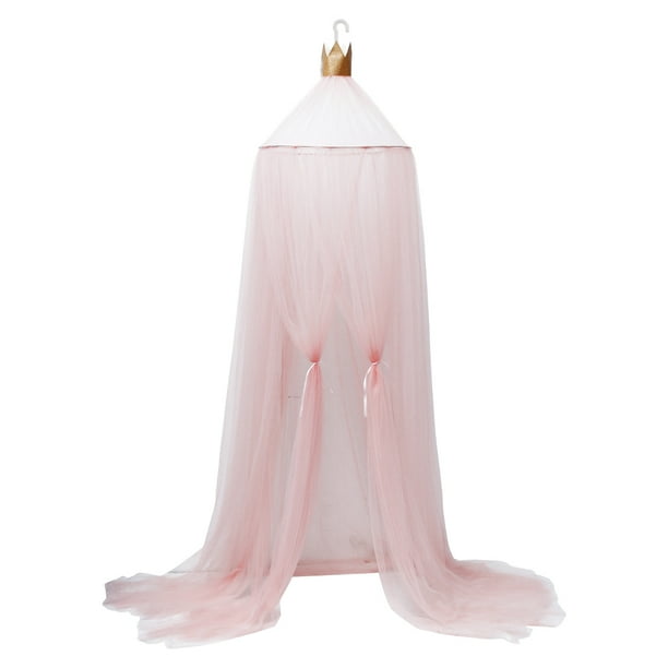 Muyoka Toldo de cama, dosel de cama para niños, ropa de cama para bebés, cúpula redonda para bebés, niños y adultos, tienda de campaña para juegos de princesas, mosquitera de algodón colgante, decorac Muyoka Hogar
